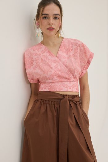 Belted Cullotes – Brown - Image 2