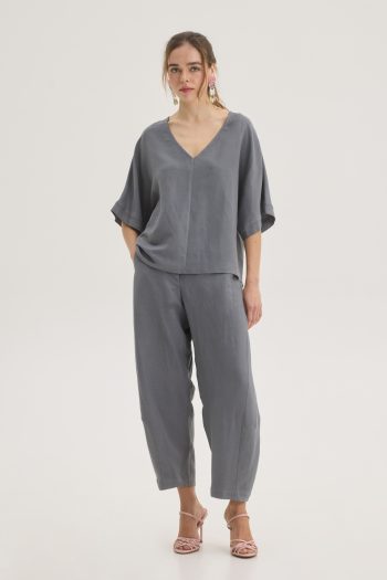 Hannah Linen Set – Grey