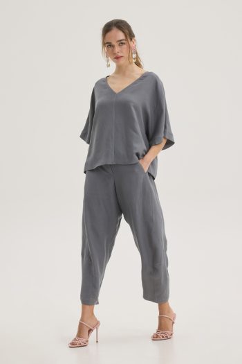 Hannah Linen Set – Grey - Image 2