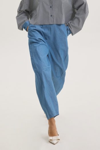 Chelsea Slouchy Pants – Blue - Image 2