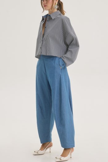 Chelsea Slouchy Pants – Blue