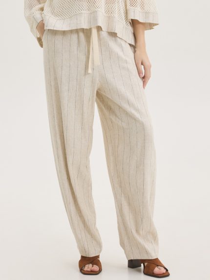 Georgina Slouchy Pants – Beige