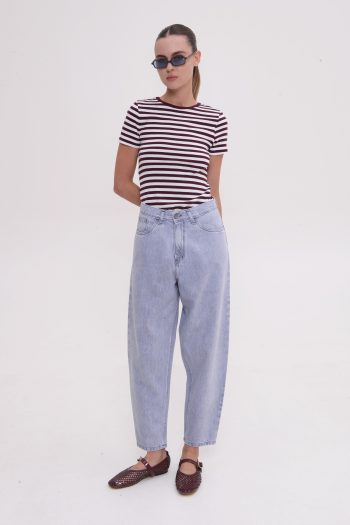 Lima Slouchy Denim – Platinum Grey