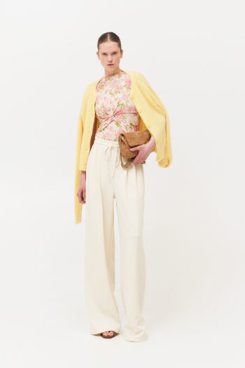 Floral Knot Bodysuit – Cream - Image 2