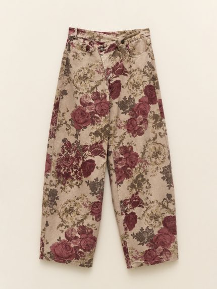 Jasmine Denim Pants – Beige