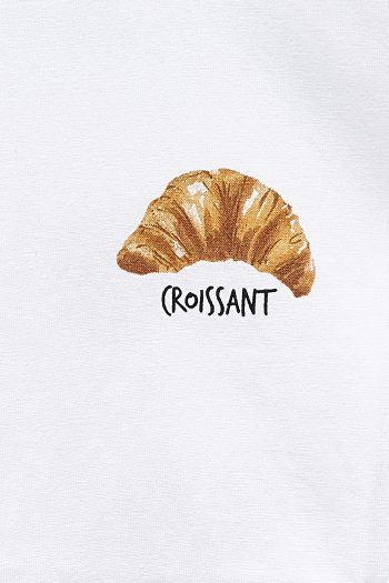 Croissant T-shirt – White - Image 3