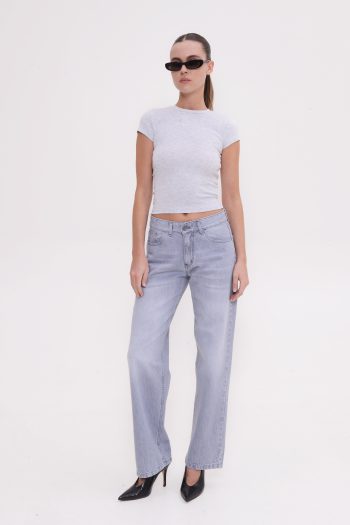 Sienna Straight Leg – Platinum Grey