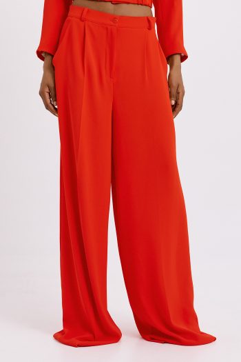 Marisa Crepe Pants – Red - Image 2