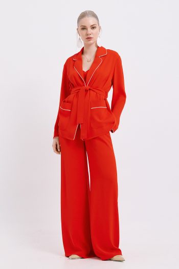 Tokyo Crepe Kimono – Red - Image 3