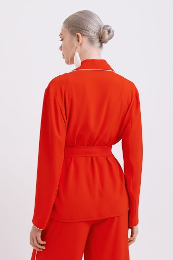 Tokyo Crepe Kimono – Red - Image 6