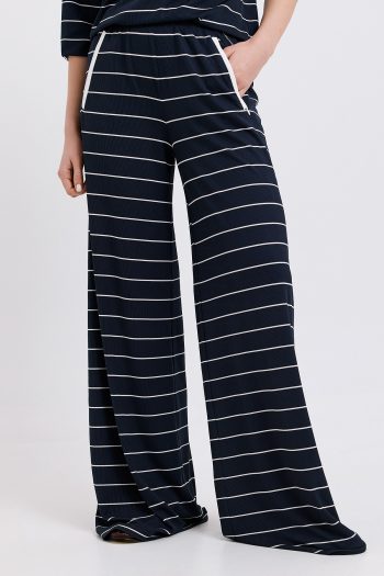 Leia Rib Pants – Striped - Image 2