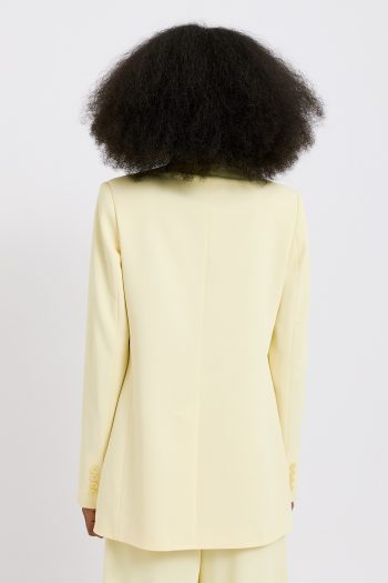 Nancy Crepe Blazer – Yellow - Image 4