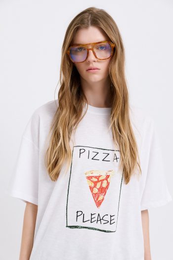 Pizza T-shirt – Off White