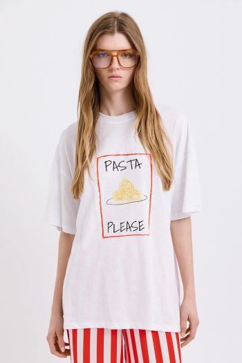 Pasta T-shirt – Off White - Image 3