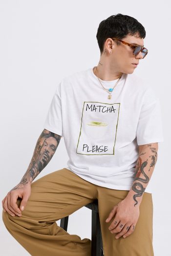 Matcha T-shirt – Off White - Image 6