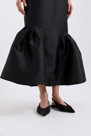 Noir Tulip Skirt – Black - Image 3