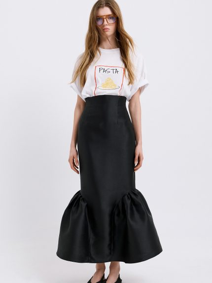 Noir Tulip Skirt – Black