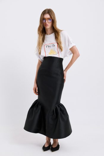 Noir Tulip Skirt – Black - Image 5