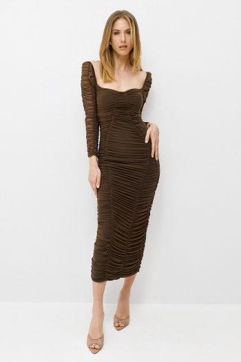 Juliette Dress – Brown
