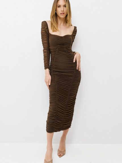 Juliette Dress – Brown