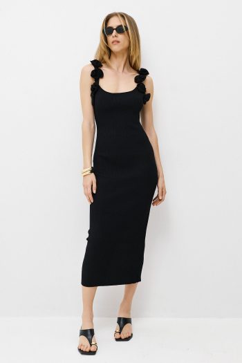 Lola Knit Dress – Black