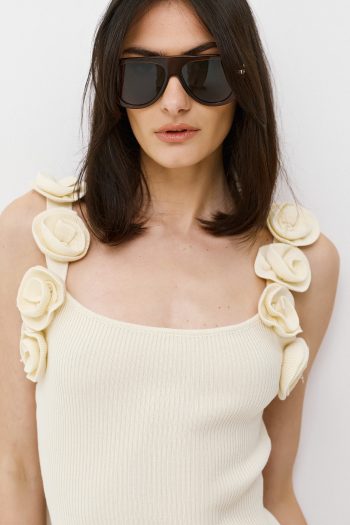 Lola Knit Dress – Cream - Image 4