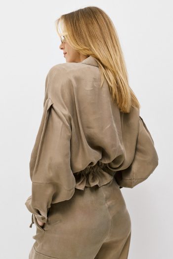 Geo Shirt – Khaki - Image 4