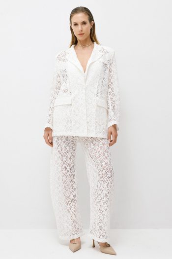 Regina Sequin Set – White