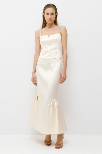 Noir Tulip Skirt – Vanilla - Image 3