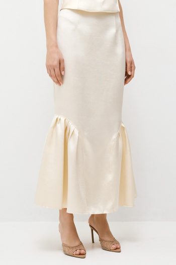 Noir Tulip Skirt – Vanilla - Image 2