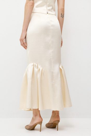 Noir Tulip Skirt – Vanilla - Image 5