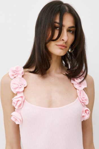 Lola Knit Dress – Pink - Image 2