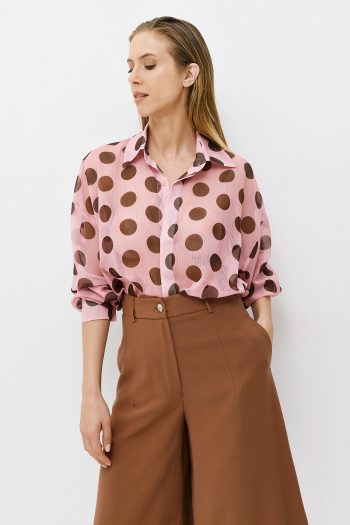 Cynthia Dot Shirt – Pink - Image 5