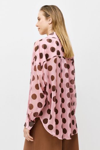Cynthia Dot Shirt – Pink - Image 7
