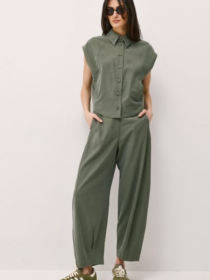 Charlotte Pants – Khaki