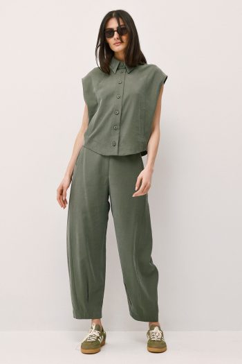Charlotte Shirt – Khaki - Image 2