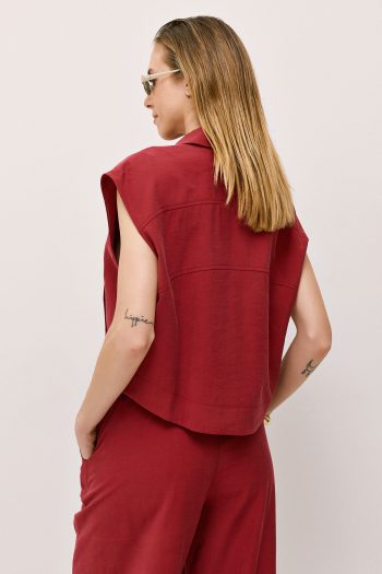 Charlotte Shirt – Chili - Image 5