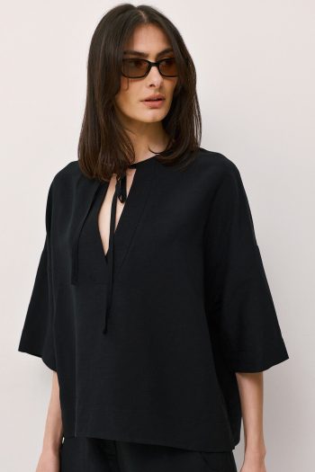 Valeria Tunic – Black - Image 2