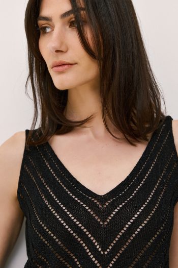 Maya Lurex Knit – Black - Image 4