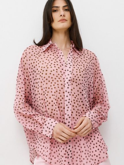 Polka Dot Shirt – Pink