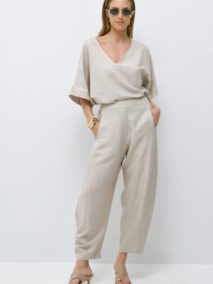 Hannah Linen Set – Beige