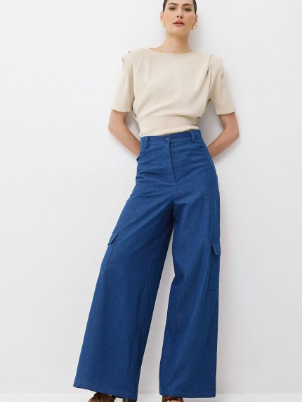 Luisa Cargo Pantalone – Blue