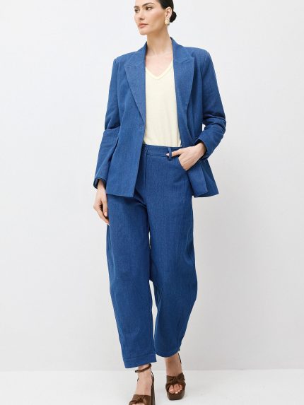 Linda Slouchy Pants – Blue