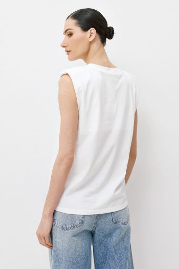 Gloria Padded Top – White - Image 5