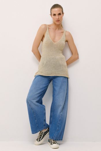 Jill Lurex Knit – Gold - Image 3