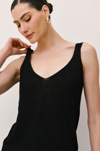 Mia Knit Top – Black - Image 2