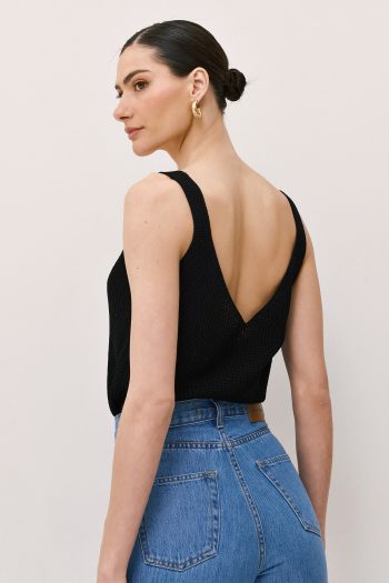 Mia Knit Top – Black - Image 5