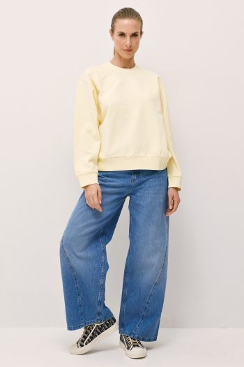Basic Sweatshirt – Yellow - Image 3
