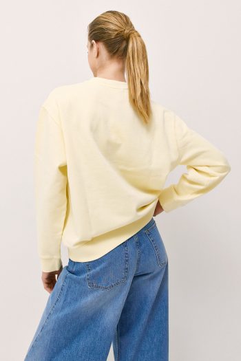 Basic Sweatshirt – Yellow - Image 5