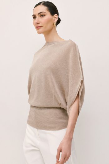 Zelia Lurex Knit – Beige - Image 2
